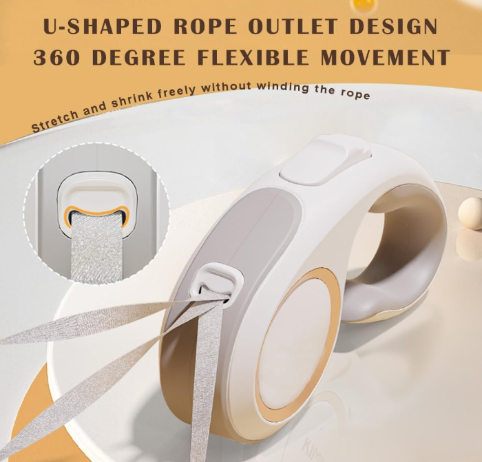 Marchul Smooth Glide Dog Leash - 16ft, 70lb Support, 360° No Tangle