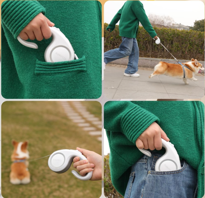 Marchul Smooth Glide Dog Leash - 16ft, 70lb Support, 360° No Tangle